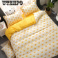 4Pcs Concise Bedding Set Duvet Cover Sets Linen Bed Sets Rose Include Bed Sheet