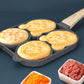 Fried Egg Artifact Breakfast Pot Egg Burger Pot Flat-bottomed Non-stick Pan Frying Pan Four-hole Mold Kitchen Household Pots