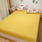 Three-piece Set Cotton Thick Printed Bedspread Mattress Protector Bedding