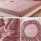Three-piece Set Cotton Thick Mattress Protector Printed Bedspread Pillowcase Bedding