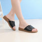 Fashion Slippers Women Summer Sandals Shoes Peep-toe Low Roman Sandals Ladies Flip Flops Slippers