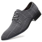 Spring Suede Leather Plus Size 39-48 Men Casual Classic Sneakers Flats Oxford Man Shoes Lace Up for Work Male Loafers