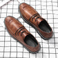 Custom Comfortable Men Pointed Toe Dress Shoes Genuine Low Leather Men's Wedding Shoes Loafers