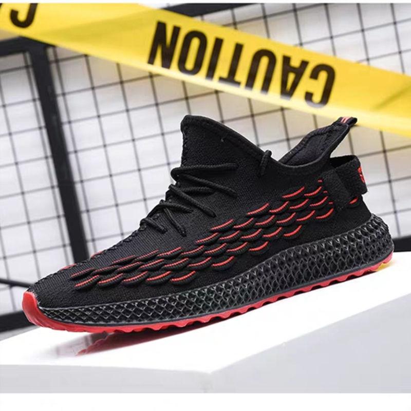 Spring and Summer Dragon Scales Really Fly Woven Men's Shoes Non-slip Deodorant Casual Sports Men's All-match Trendy Shoes