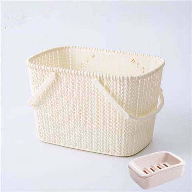 Bathroom Toiletries Storage Basket Clothes Plastic Storage Box