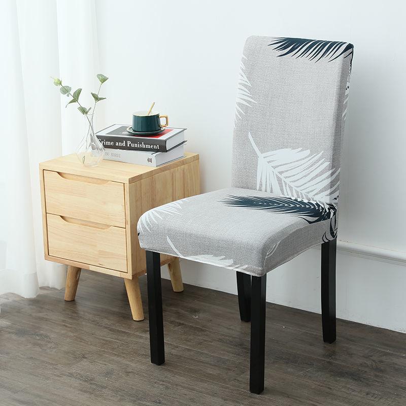 2/4/6PCS Stretch Dining Chair Cover Elastic printed Kitchen Chair Cover  Removable Slipcovers Restaurant Banquet Hotel