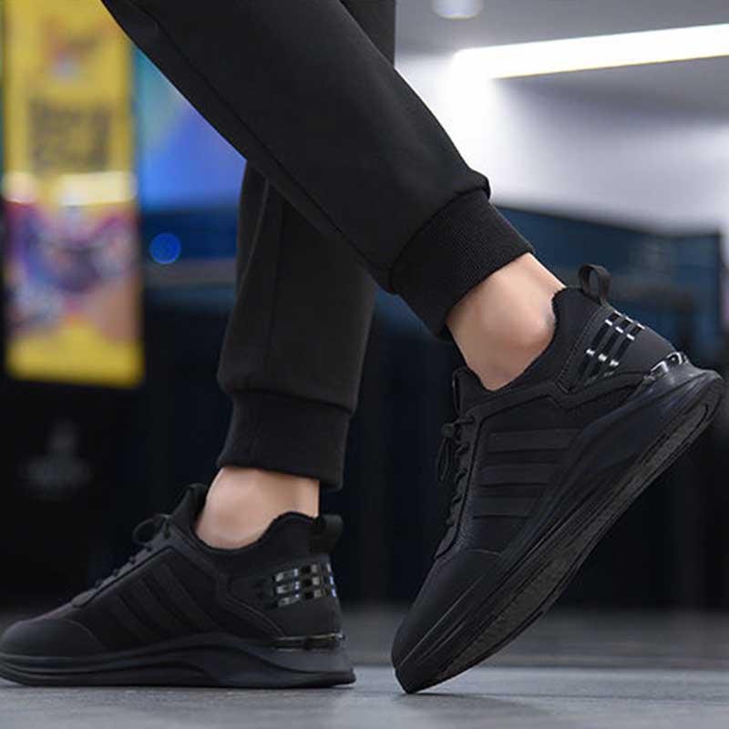38-44 Low-top Leather Sneakers Men Basketball Shoes Non-slip Breathable Deodorant Running Shoeses