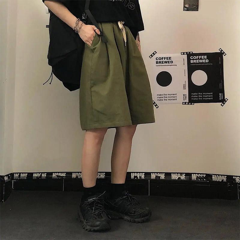 Women's Sports Shorts Summer Large Size Loose Straight Wide-leg Pants Fitness Jogging Five-point Pants Girls Short Pants