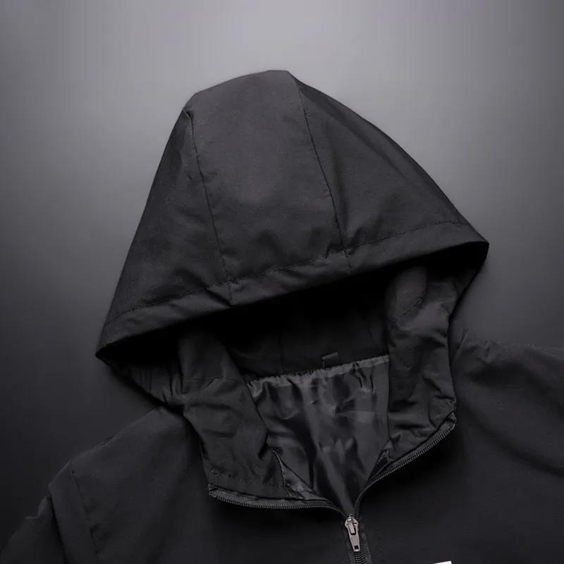 Sports and Leisure Jacket Loose Jacket Spring and Autumn Men's Jacket Youth Solid Color Hooded