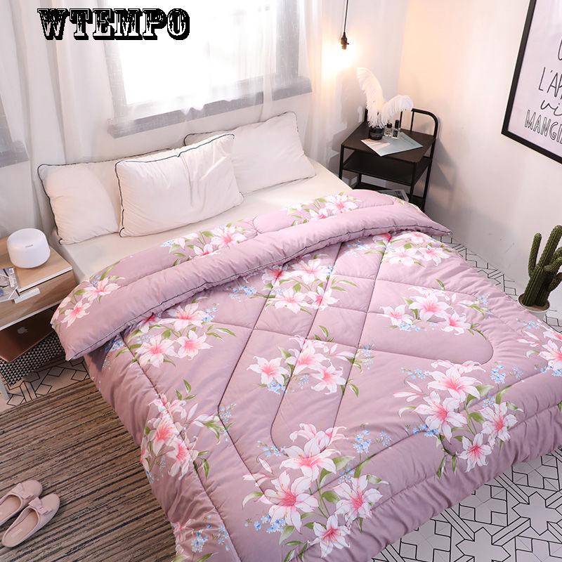 Quilt winter is thickened to keep warm student dormitory by core cotton quilt pad winter