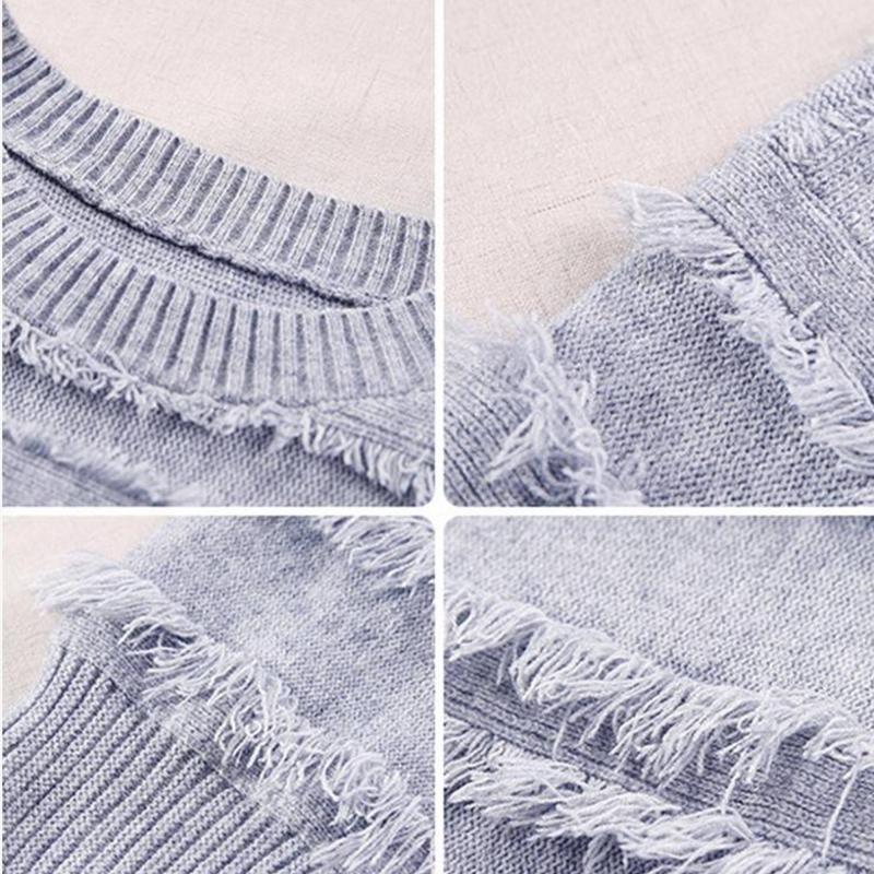 Pofulove Winter Women's Sweater Core Yarn Ladies Loose and Thin To Wear New Women's Clothing