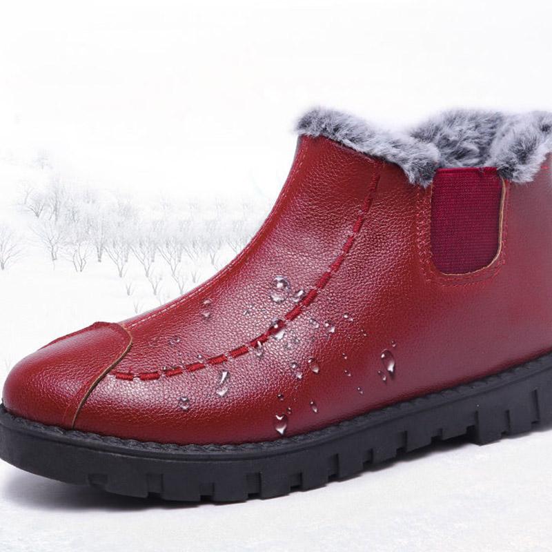 Women's Winter Cotton Shoes  Fleece Warm Cloth Shoes Thickened Non-slip High-top Cotton Boots