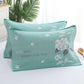 Three-layer Cotton Gauze Pillow Towel Adult Soft Sweat-absorbent Couple Pillow Towel Cartoon High-end European Style Pillow Towel