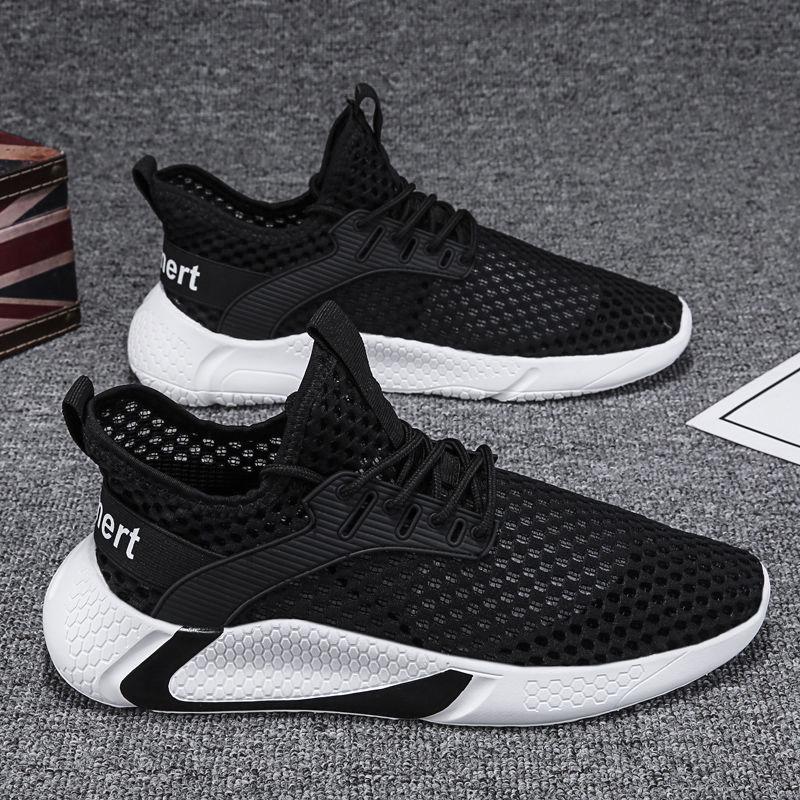 Running Shoes Men Fashion Mesh Sneakers Male Sport Shoes Lace-Up Lightweight Shoes Male Zapatos De Mujer Training Trainers Men