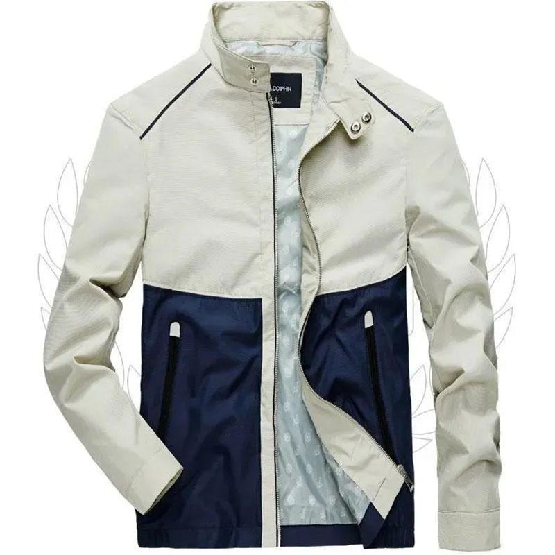 Spring and Autumn Men's Jacket Casual Jacket Middle-aged and Elderly Business Brand Thickening Grandpa's Top Loose Dad's Clothing
