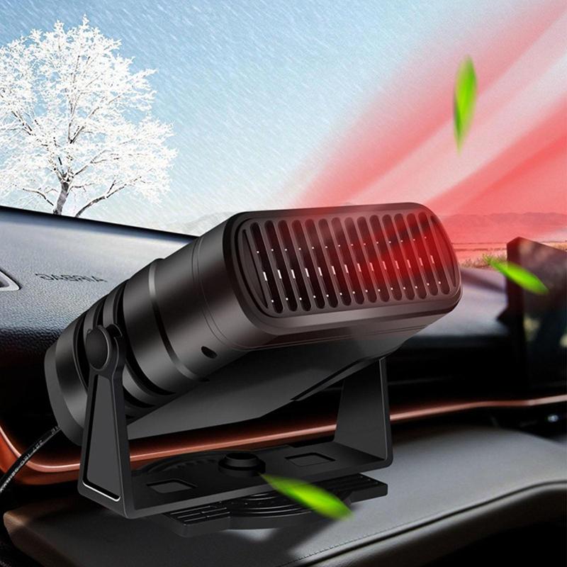 200W Car Electric Heater Clothes Dryer Portable Air Purifier Windshield Defroster Heater for Car Truck RV SUV