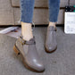 Women Ankle Martin Boots Autumn Female Casual Shoes Woman Flat Fashion Platform Round Toe Buckle