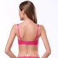 Ladies Sexy Lace Spotted Upper Thin Thicker Lower Thick Adjustable Pull-up Bra Comfortable Brassiere Gathered Bra Women's Bow Printed Underwear