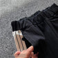 Thin Summer Fashion Trend Loose Straight Mopping Trousers Stitching Striped High Waist Wide Leg Casual Pants Women