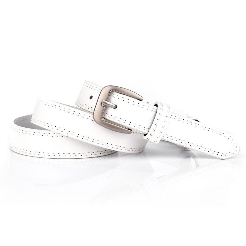 Belt Women Belt Vintage Faux Leather Metal Buckle Waistband