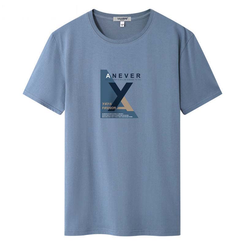 100% Cotton Short-sleeved Men's T-shirt Summer Compassionate Men's Casual T-shirt