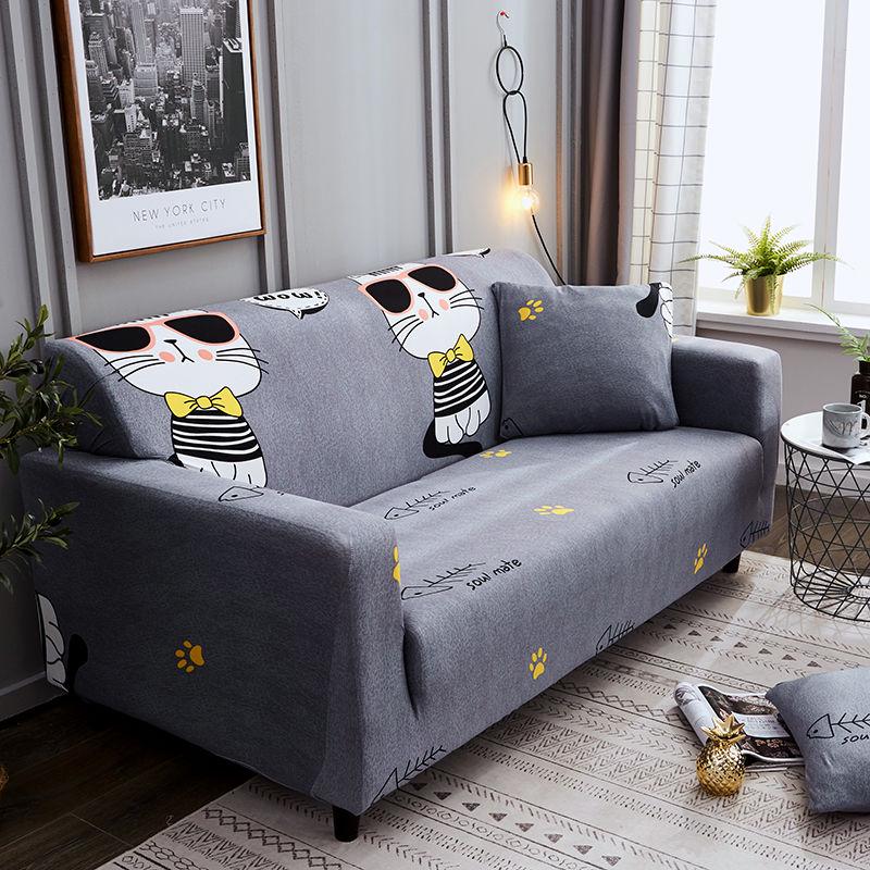 Stretch Sofa Covers Merry Christmas Elk Slipcover 1/2/3/4 Seater All-inclusive Big Elasticity Covers