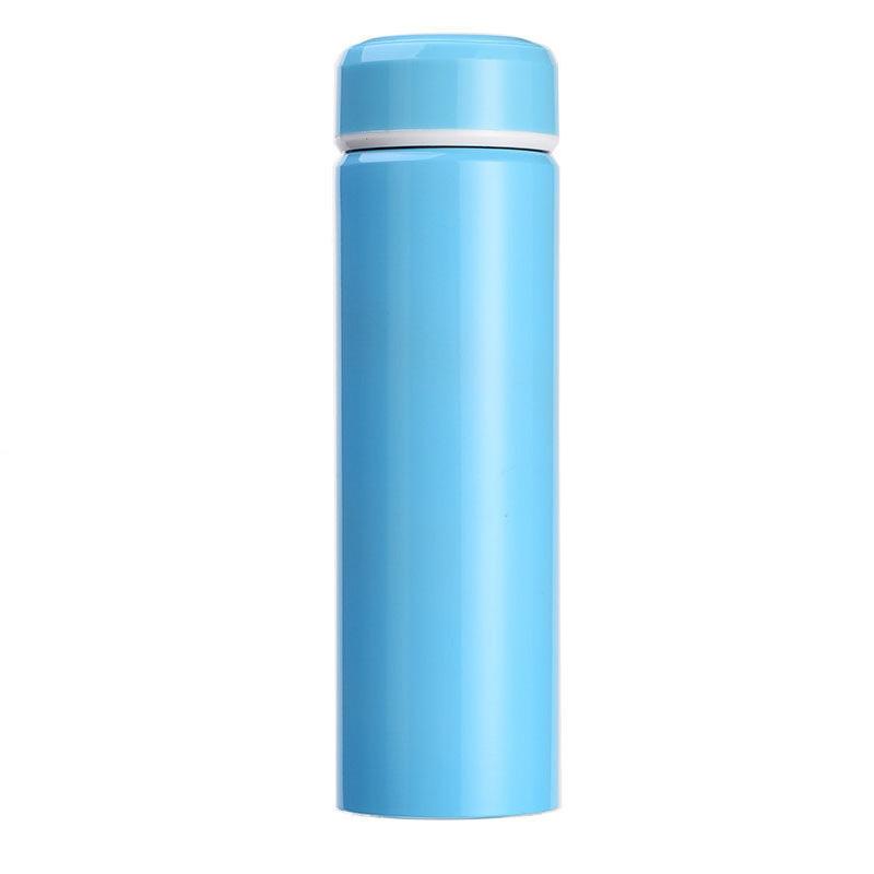 Pure Color Vacuum Flask 304 Stainless Steel Coffee Tea Water Bottle 500ml Home Outdoor Sports Water Cup