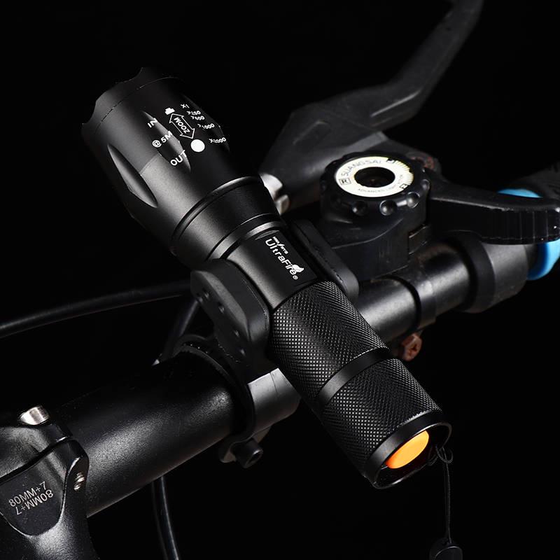 USB Rechargeable Flashlight Outdoor Long-range Ultra-bright Night Riding Multi-function Zoom Special Forces Xenon Lamp
