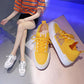 Female Summer Students Breathable Flying Woven Mesh White Shoes Hollow Soft Sole Shoes Sneakers