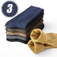 Three Pairs of Men's Tube Socks Fashion Solid Color Cotton Socks Deodorant Sweat-absorbent Winter Warm Socks