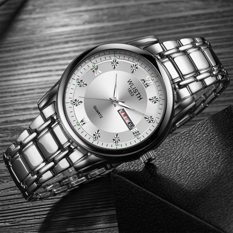 Waterproof Sports Men's Mechanical Watch Luminous Male Clock Men Business Steel Belt Watches
