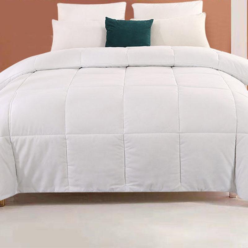 Thickened Warm Down Quilt Antibacterial Solid Color Large Quilt Household Bedding