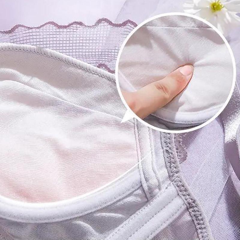 Large Size Sexy Lace No Steel Ring Ultra-gathering Anti-sagging Upper Support Adjustable Women's Underwear Bra