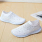 Women's Fashion Knitted Casual Shoes Sneakers Shiny Socks Slippers Breathable Mesh Crystal Sneakers Flat Soft Sole Women's Shoes