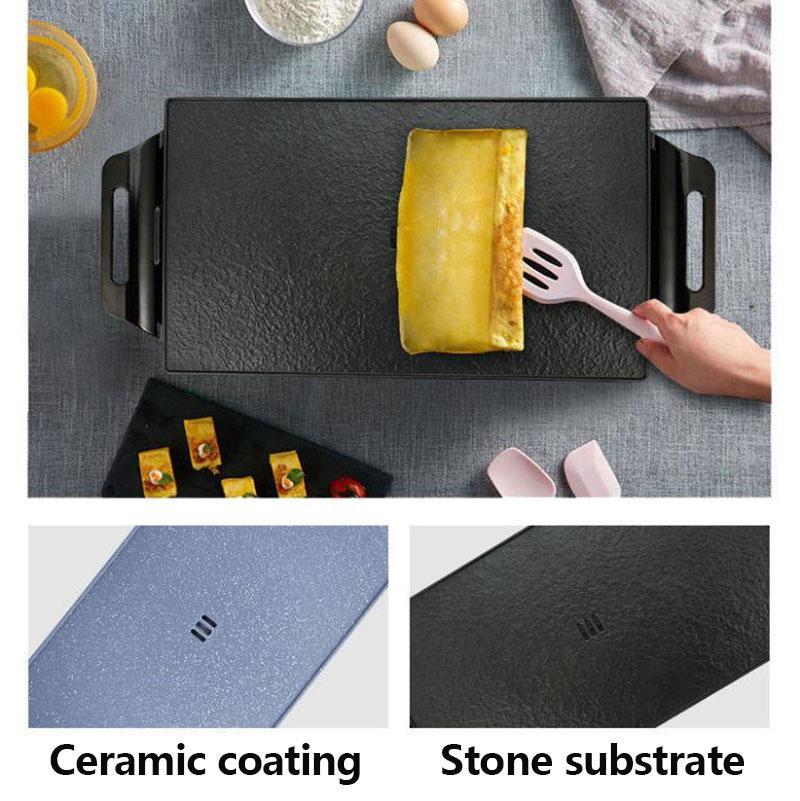 1500W Electric Grill Multi-function Smokeless Oven BBC Machine Medical Stone Oven Bakeware Frying Pan