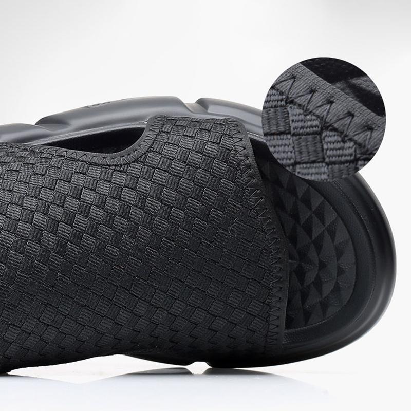Summer Men's Heightened Air Cushion Sandals Anti-sweat Youth Sports and Leisure Beach Sandals and Slippers