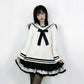 Women High Waist Pleated Skirt School Girl Lace A-Line Flare Skater Short Skirt Uniforms Cosplay Sweet Girls