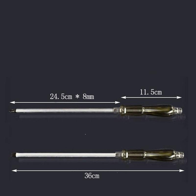 2 Pcs Industrial Grade Screwdriver Set Household Insulated Plastic Handle Screwdriver Industrial Machine Removal ToolA