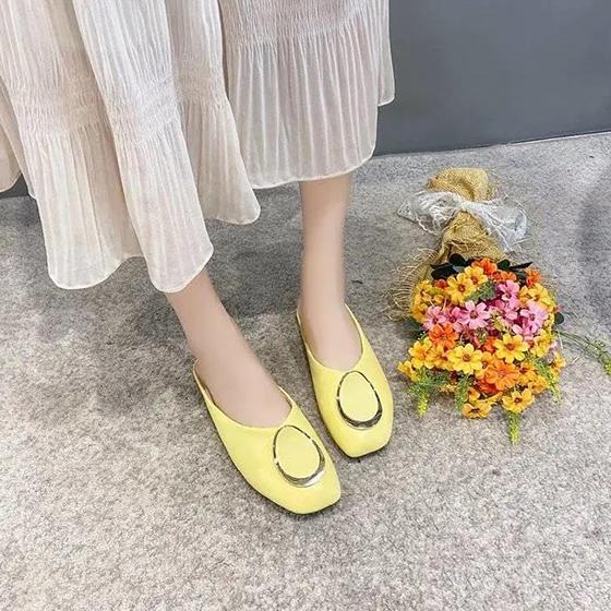 Women Summer Baotou Slippers Antiskid Soft Bottom Slippers Non Slip Outdoor Casual Solid Color Slippers