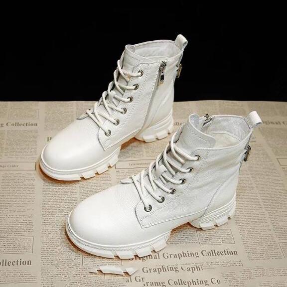 Martin Boots Female 2019 Autumn Winter British Style Bare Boots All-match Short Boots Women's Boots