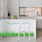 [sticker ]Sweet Green Grassland Wall Stickers Home Decor Bathroom Bedroom Kitchen Art Decal Poster
