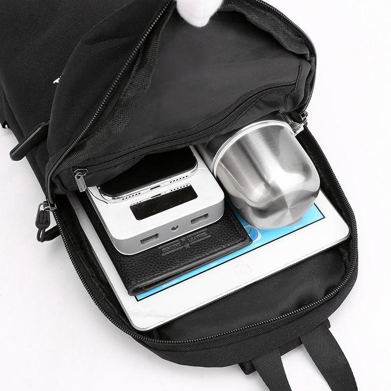 Casual Men's Bag Messenger Small Backpack Trendy Chest Bag Men's Multifunctional Satchel