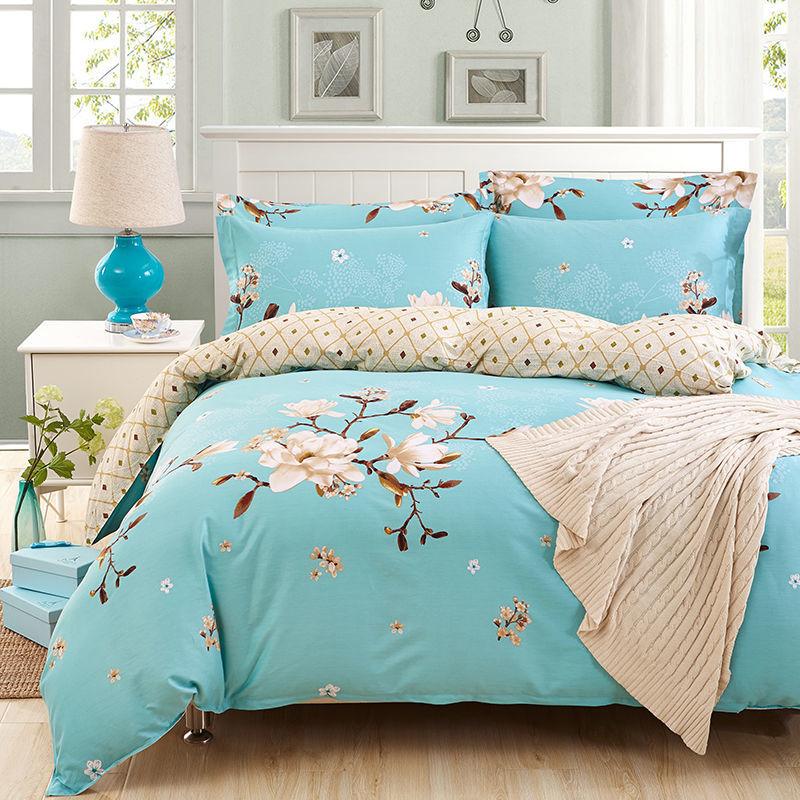 Cotton Quilt Cover Single Piece Cotton Quilt Cover for Double Bed