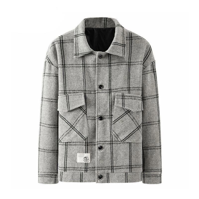 Winter Men's Thick Warm Cotton Coat Lapel Sports Casual Jacket Fashion Trendy Men's Clothing