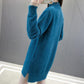 Mink Velvet Thick Sweater Loose Mid-length Bottoming Shirt High Neck Knitted Female Dress