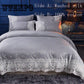 Bedroom Home Bedding Set Four-piece Fashion Lace Bed Skirt All Seasons