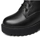 Martin Boots British Style Women Autumn and Winter Plus Velvet Thick Short Boots  All-match Snow Boots