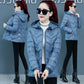 Women's Down Jacket Winter Fashion Hooded Lightweight Jacket Short Solid Color Plus Size Down Jacket
