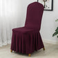 White Red Chair Cushion Cover Home Hotel Restaurant Wedding Banquet Elastic Chair Cover Dust Protection Stool Cover