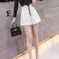 WTEMPO Irregular Solid Color Pants Shorts Women Spring and Summer High Waist Casual Loose A-line Wide-leg Pants